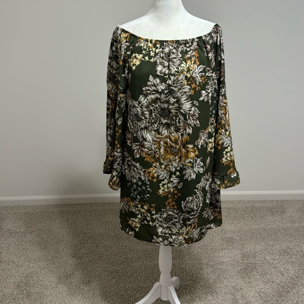 Floral Off-Shoulder Mini Dress